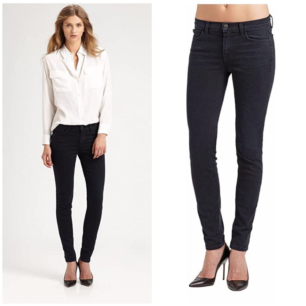 J Brand Mid Rise Skinny Leg Tudor Jeans